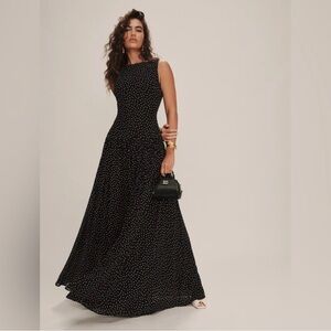 Reformation Camella Maxi Dress in Selene color